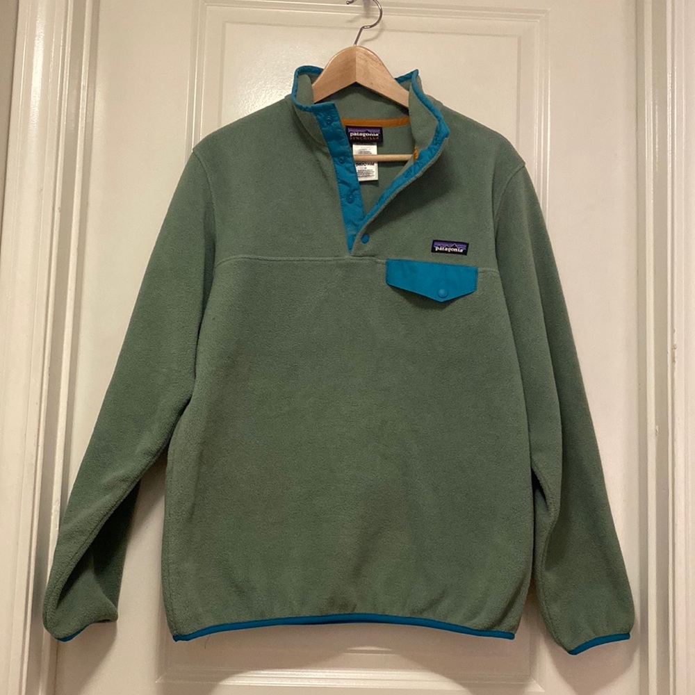 Patagonia Women’s Synchilla Snap-T Fleece Pullover Green